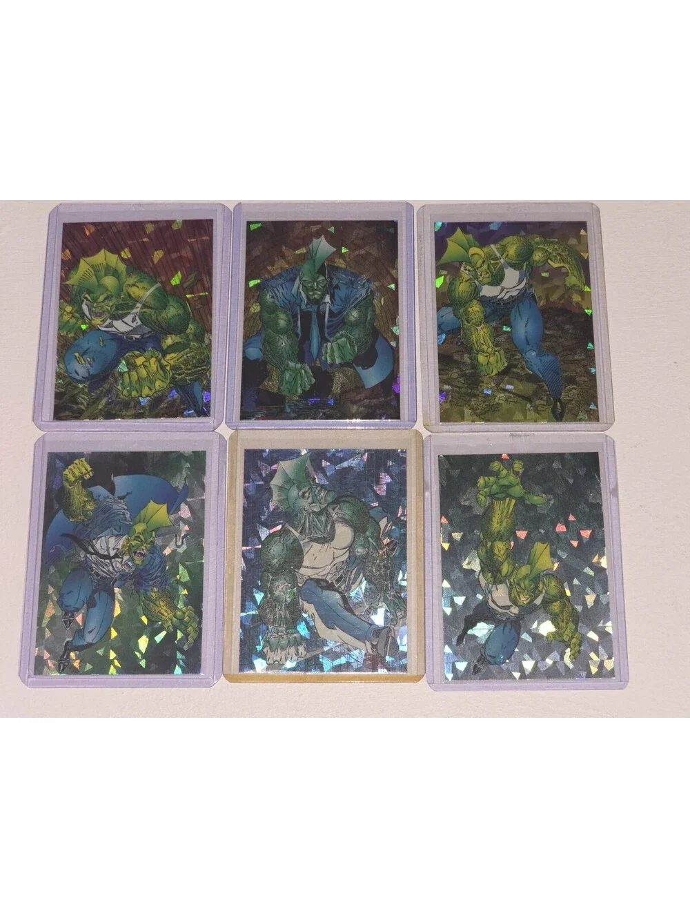 SAVAGE DRAGON COMPLETE 6 CARD PRISM SET ERIC LARSEN COMIC IMAGES 1992 NM